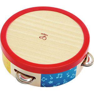 Kinder-Musikinstrument Hape Bunter Tamburin E0607