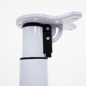 Produktbild für Tischbein Mendler HWC-H35, weiß aus Metall