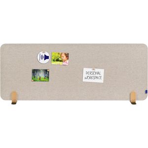 Produktbild für Tischtrennwand Legamaster 7-209835, beige