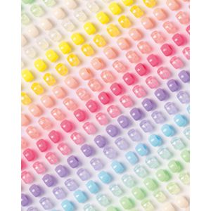 Produktbild für Perlen Folia 32531 Pastel Jumbo Pack, zur Schmuckherstellung