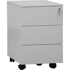 Produktbild für Rollcontainer G-Office MPS/PM.3, aus Metall, lichtgrau