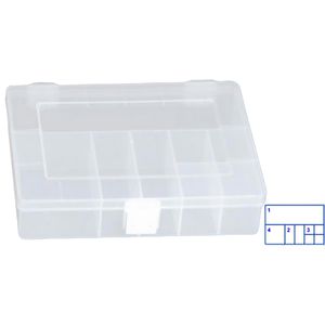 Produktbild für Sortimentskasten Hünersdorff PP-COMPACT, 603600
