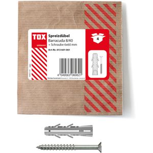 Schrauben-Dübel-Set Tox 013601061, Barracuda 8/40