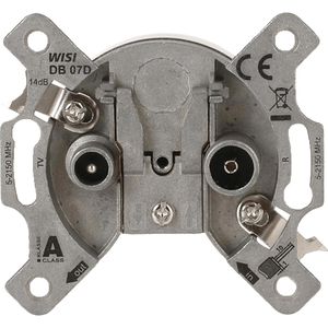 Produktbild für Antennendose Busch-Jaeger 0231-102, 14 dB, für SAT, TV, BK