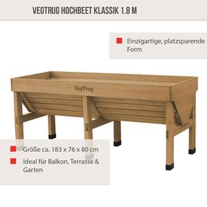 Produktbild für Hochbeet VegTrug Klassik, aus Zedernholz