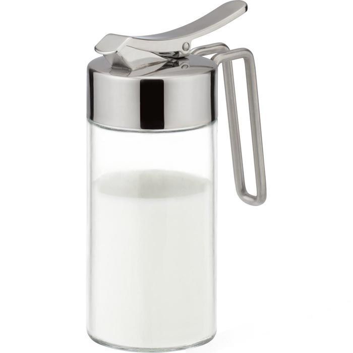 Tescoma Milchkännchen Club 650376, 225 ml, aus Glas, transparent / silber, mit Deckel – Böttcher AG