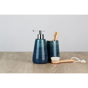 Produktbild für Seifenspender Wenko Pottery Petrol, 22647100