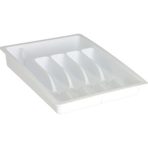 Produktbild für Besteckkasten Zeller 24891, weiß, aus Kunststoff