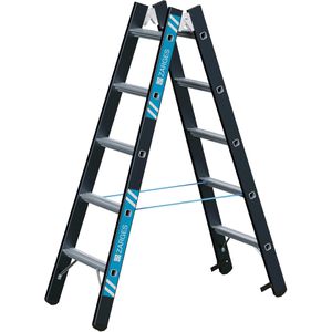 Produktbild für Stehleiter Zarges Megastep B, 41190, beidseitig begehbar