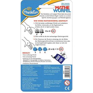 Produktbild für Würfelspiel ThinkFun 76317, Mathe Würfel