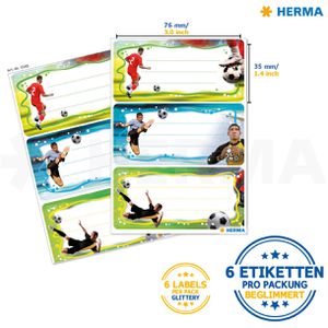 Produktbild für Buchetiketten Herma 5588 Vario, Fußballer