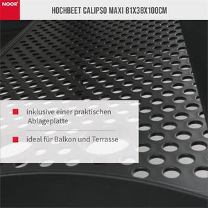Produktbild für Hochbeet NOOR Calipso Komplettset, aus Kunststoff
