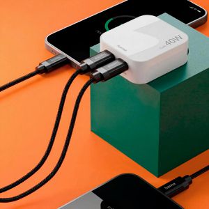 Produktbild für USB-Ladegerät Hama 201955, GaN, 40 Watt