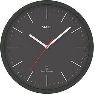Wanduhr Maul Mauljump, Kunststoff, analog, Funkuhr
