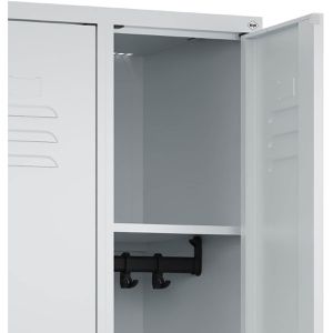 Produktbild für Spind CP-Möbel 80002-20, Doppelspind, lichtgrau