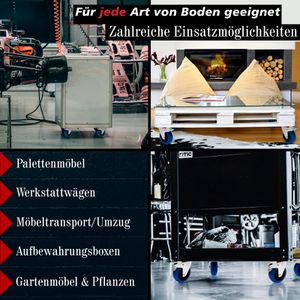 Produktbild für Schwerlastrolle PRIOstahl Set 4-teilig