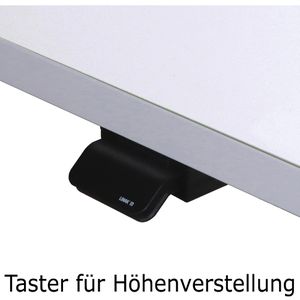 Produktbild für Schreibtisch Hammerbacher XMST 29467, lichtgrau, mit Sideboard