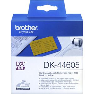 Produktbild für Brother-Etiketten Brother DK-44605, gelb