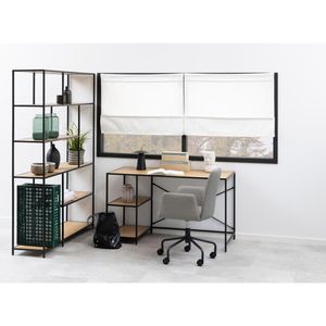 Produktbild für Bücherregal AC-Design Seaford, schwarz / wildeiche