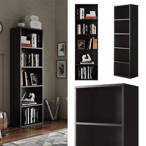 Produktbild für Bücherregal Vicco Bob, schwarz