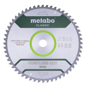 Kreissägeblatt Metabo Cordless Cut Wood Classic