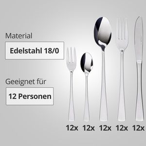 Produktbild für Besteck-Set Gräwe Würzburg, mit Besteckkoffer, Edelstahl 18/0