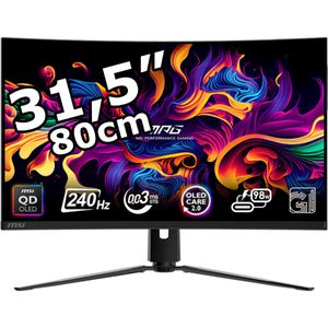 Produktbild für Monitor MSI MPG 321CURXDE QD-OLED, 31,5 Zoll