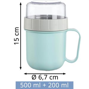 Produktbild für Müslibecher Xavax To Go 0181582, pastellblau