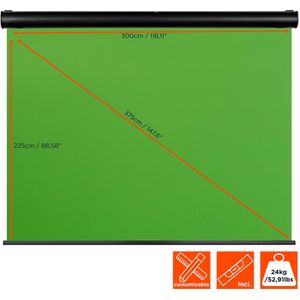 Produktbild für Greenscreen Celexon Motor Chroma Key