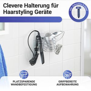 Produktbild für Haartrocknerhalter Wenko Milano 20648100