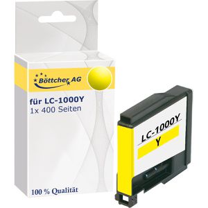 Tinte Böttcher-AG für Brother LC-1000Y
