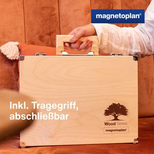 Produktbild für Moderationskoffer Magnetoplan Wood Series 1111949