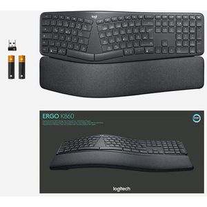 Produktbild für Tastatur Logitech Ergo K860
