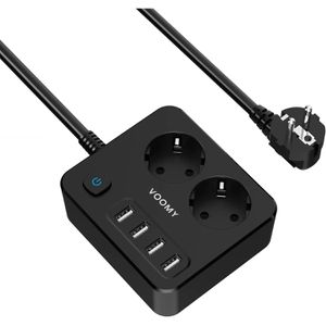 Produktbild für Steckdosenleiste Voomy Power S2, mit 2m Kabel