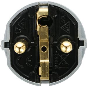 Produktbild für Schutzkontaktstecker Kopp 178520009, grau