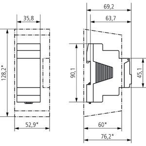 Produktbild für Zeitschaltuhr Theben Selekta 172 top3, digital