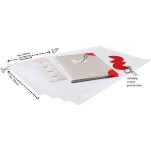 Produktbild für Buchumschlag Herlitz easy.cover, 50014750, 33,5 x 54 cm