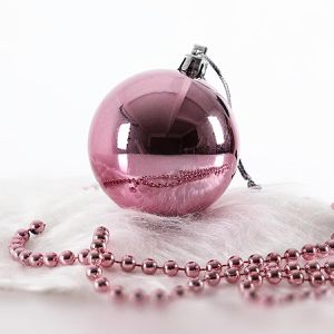 Produktbild für Weihnachtskugeln Deuba 107512, rosa
