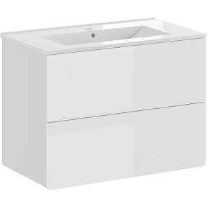 Waschtisch Vicco Izan, hängend, weiß hochglanz