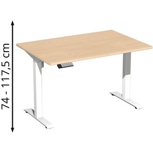 Produktbild für Schreibtisch Geramöbel Elevate Home, buche / weiß