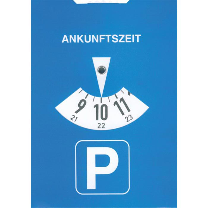 Böttcher-AG Parkscheibe 4in1, blau, mit Gurtmesser, 11 x 15 cm +  Parkscheinhalter, 3x Einkaufschips – Böttcher AG