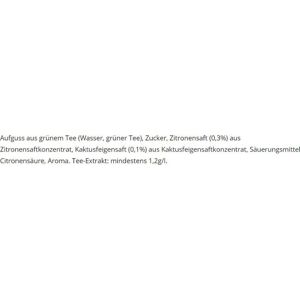 Produktbild für Eistee Pfanner Der Grüne Zitrone-Kaktusfeige, im Tetrapack