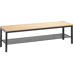 Umkleidebank CP-Möbel 8051-010, Sitzfläche Holz, 150 cm