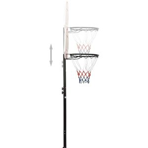 Produktbild für Basketballkorb vidaXL 93655, weiß, indoor &amp; outdoor