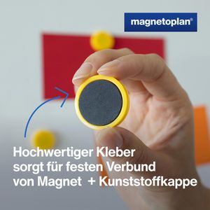 Produktbild für Magnete Magnetoplan Ergo Medium, goldgelb