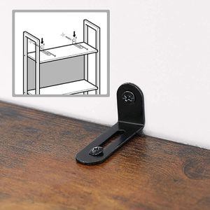 Produktbild für Bücherregal Vasagle LLS025B01, schwarz / vintage braun