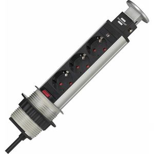 Einbausteckdose Brennenstuhl Tower Power, 2m Kabel