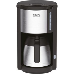Krups Kaffeemaschine ProAroma KM305D, Tassen, Böttcher Therm 15 mit AG – 1,25 Thermoskanne Liter schwarz
