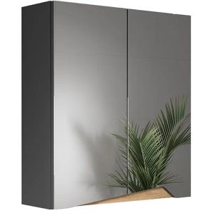 Spiegelschrank Vicco Marelle, anthrazit / artisan eiche