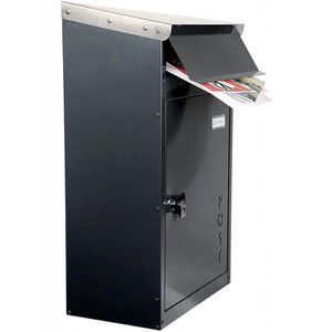 Produktbild für Briefkasten SafePost ScanPro 854 Tiamat, anthrazit, aus Stahl